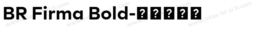 BR Firma Bold字体转换